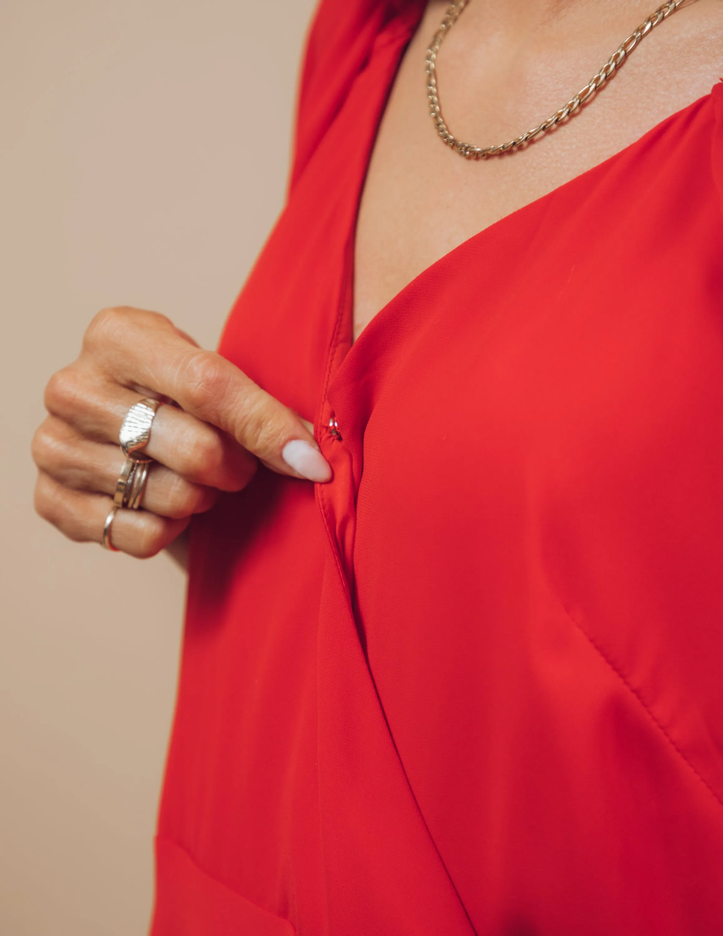 Jen Red Dress sold by Shop Stevie product image thumbnail 4