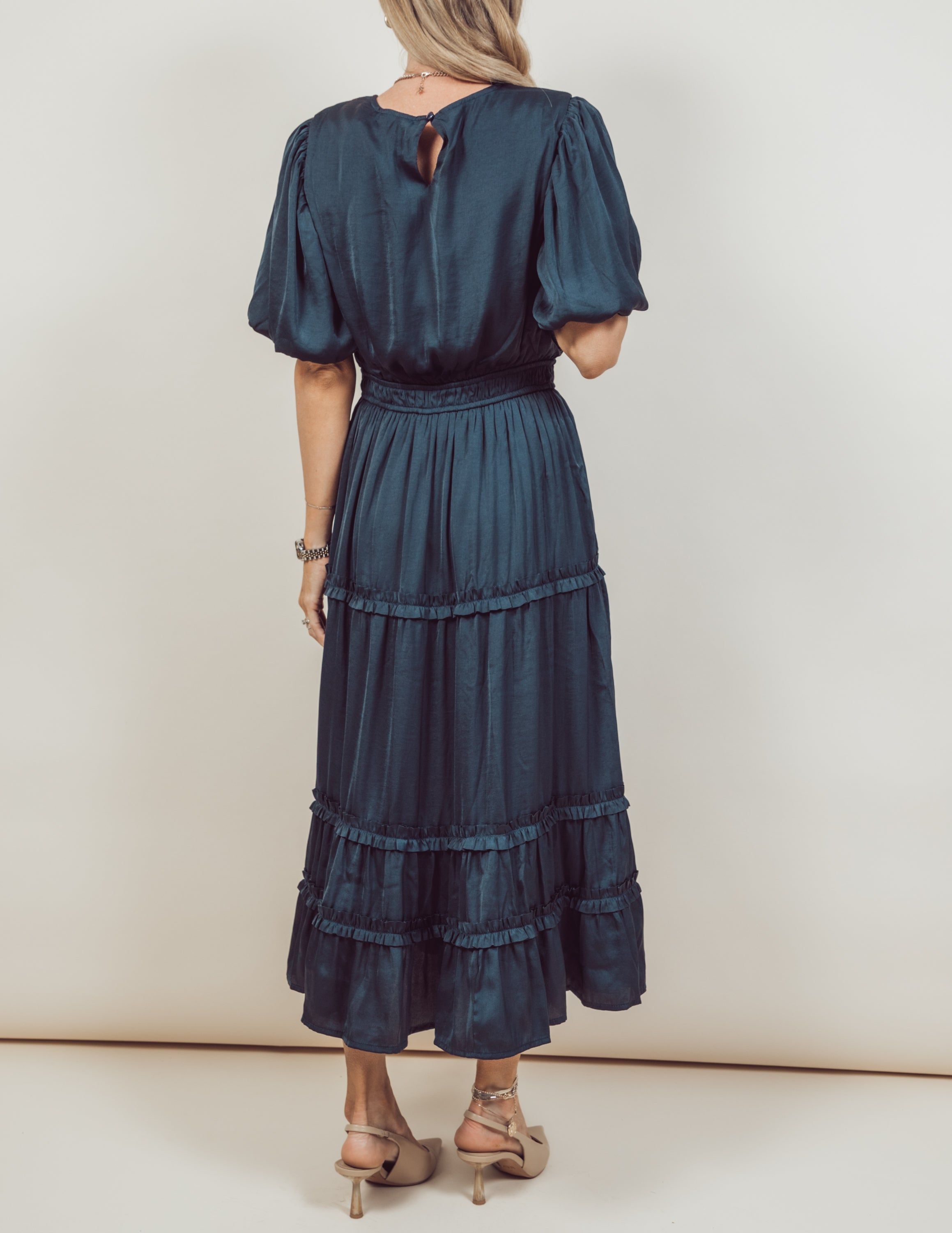 Aria Ruffle Midi Dress *COMING SOON* sold by Shop Stevie product image thumbnail 4