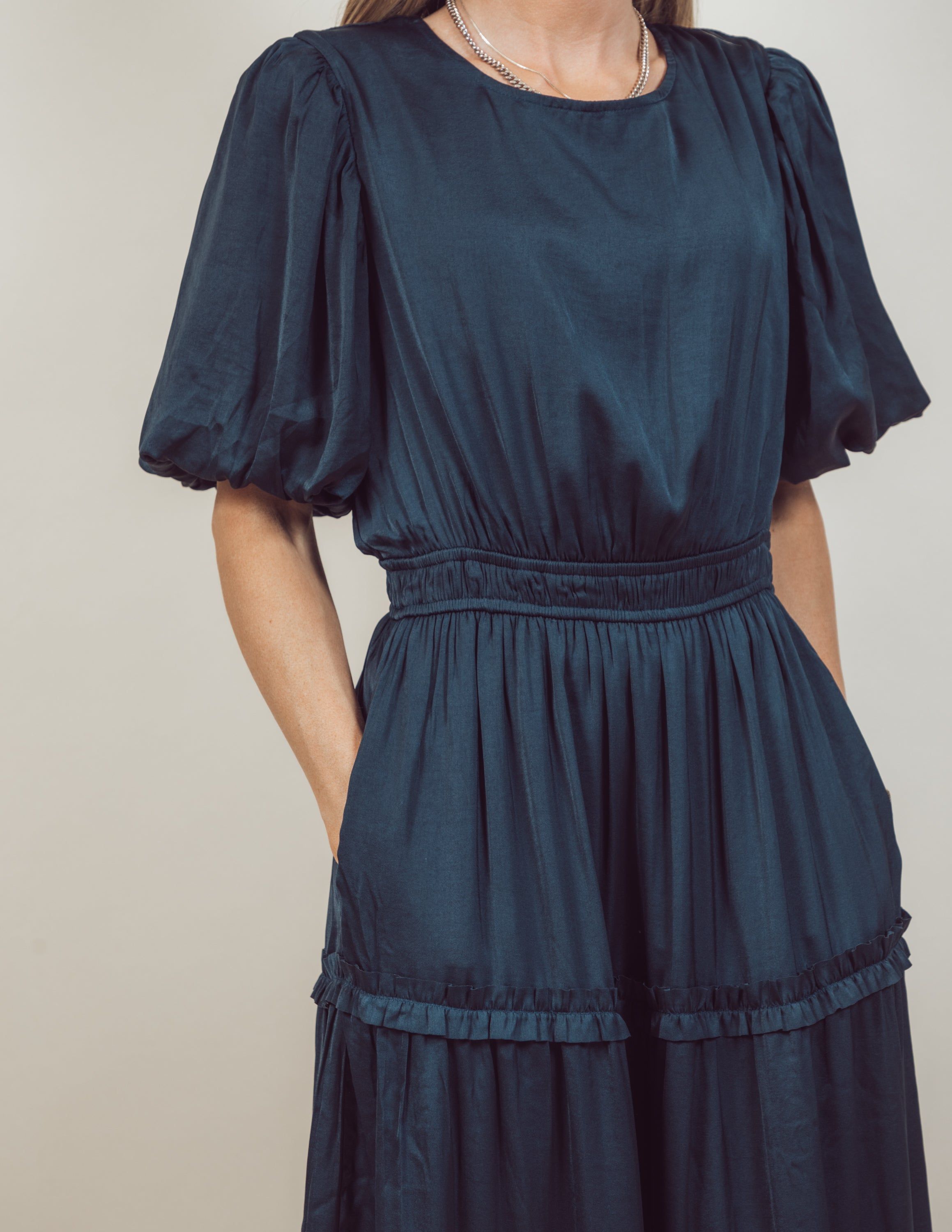 Aria Ruffle Midi Dress *COMING SOON* sold by Shop Stevie product image thumbnail 5
