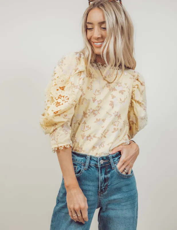 Ashley Floral Top sold by Shop Stevie