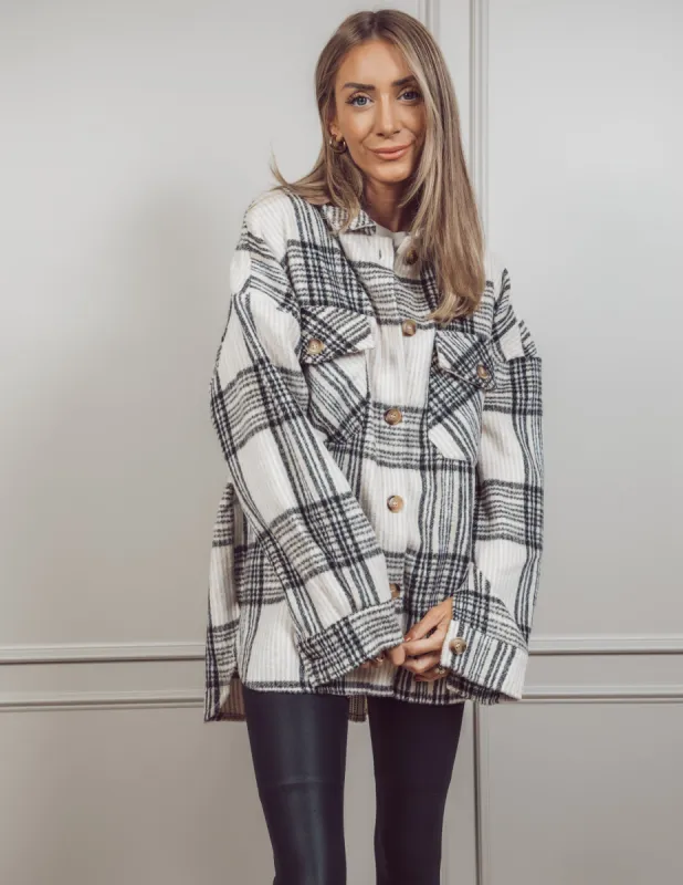 Eliana Plaid Jacket sold by Shop Stevie