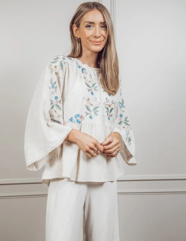 Sutton Embroidered Top *COMING SOON* sold by Shop Stevie