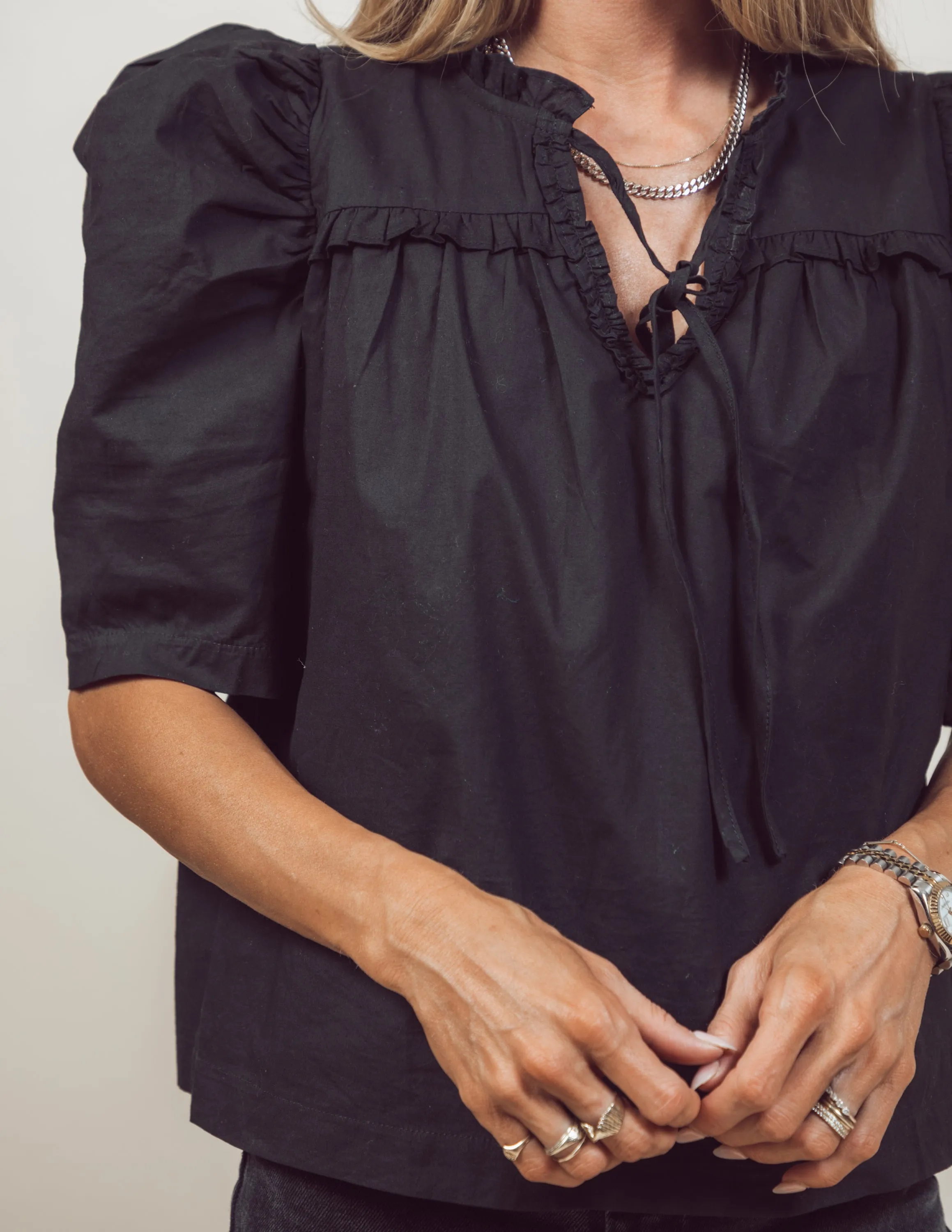 Delilah Ruffled Top sold by Shop Stevie product image thumbnail 4