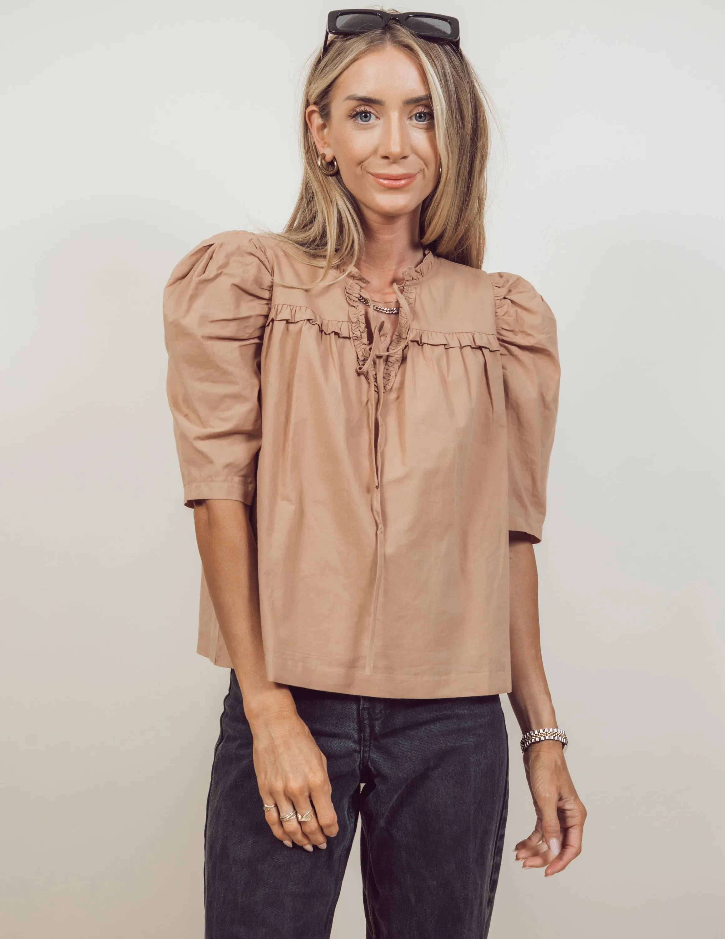 Delilah Ruffled Top sold by Shop Stevie product image thumbnail 5