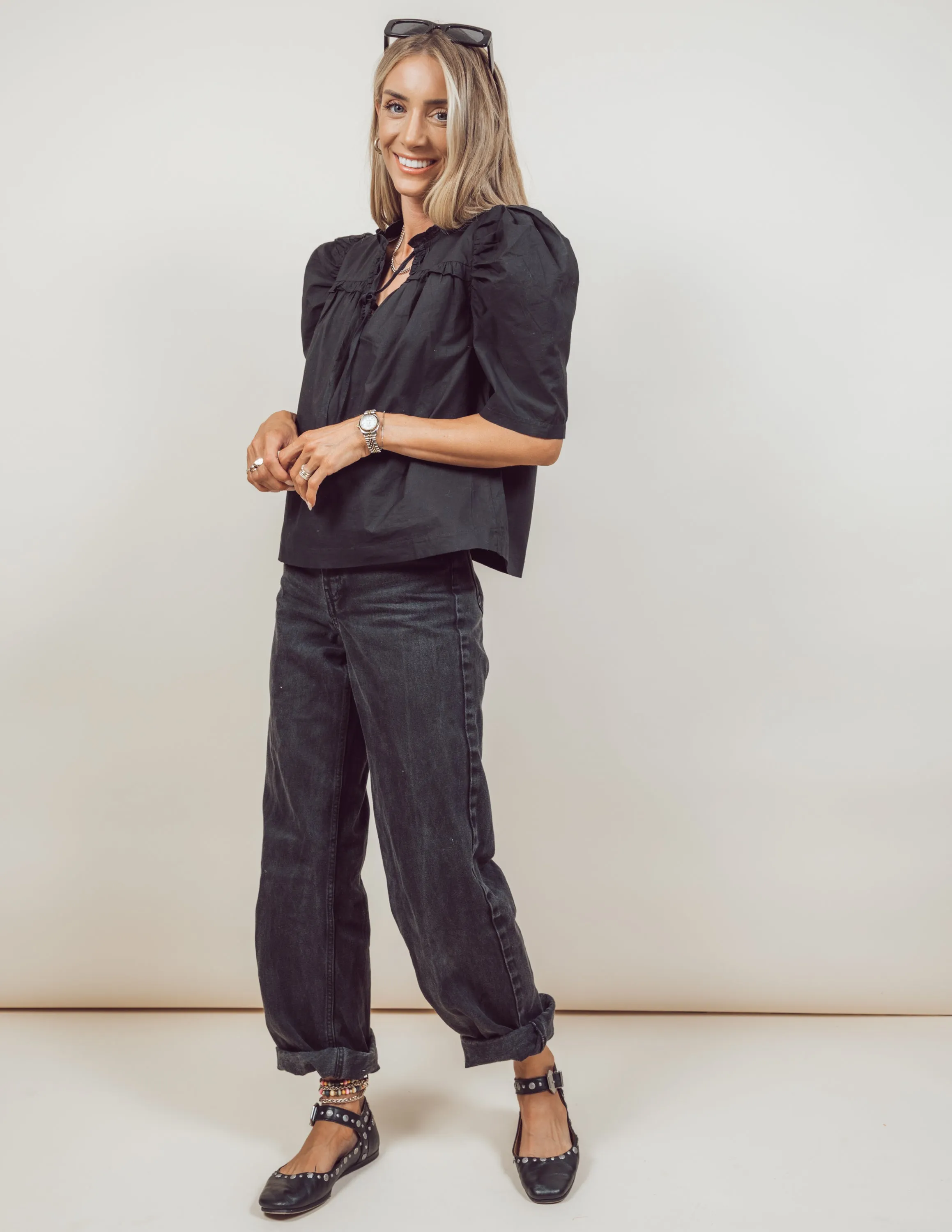 Delilah Ruffled Top sold by Shop Stevie product image thumbnail 3