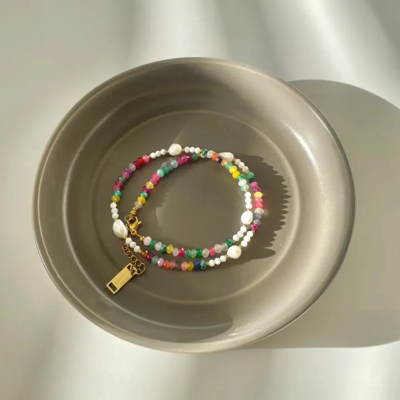 Raya Beaded Necklace sold by Shop Stevie