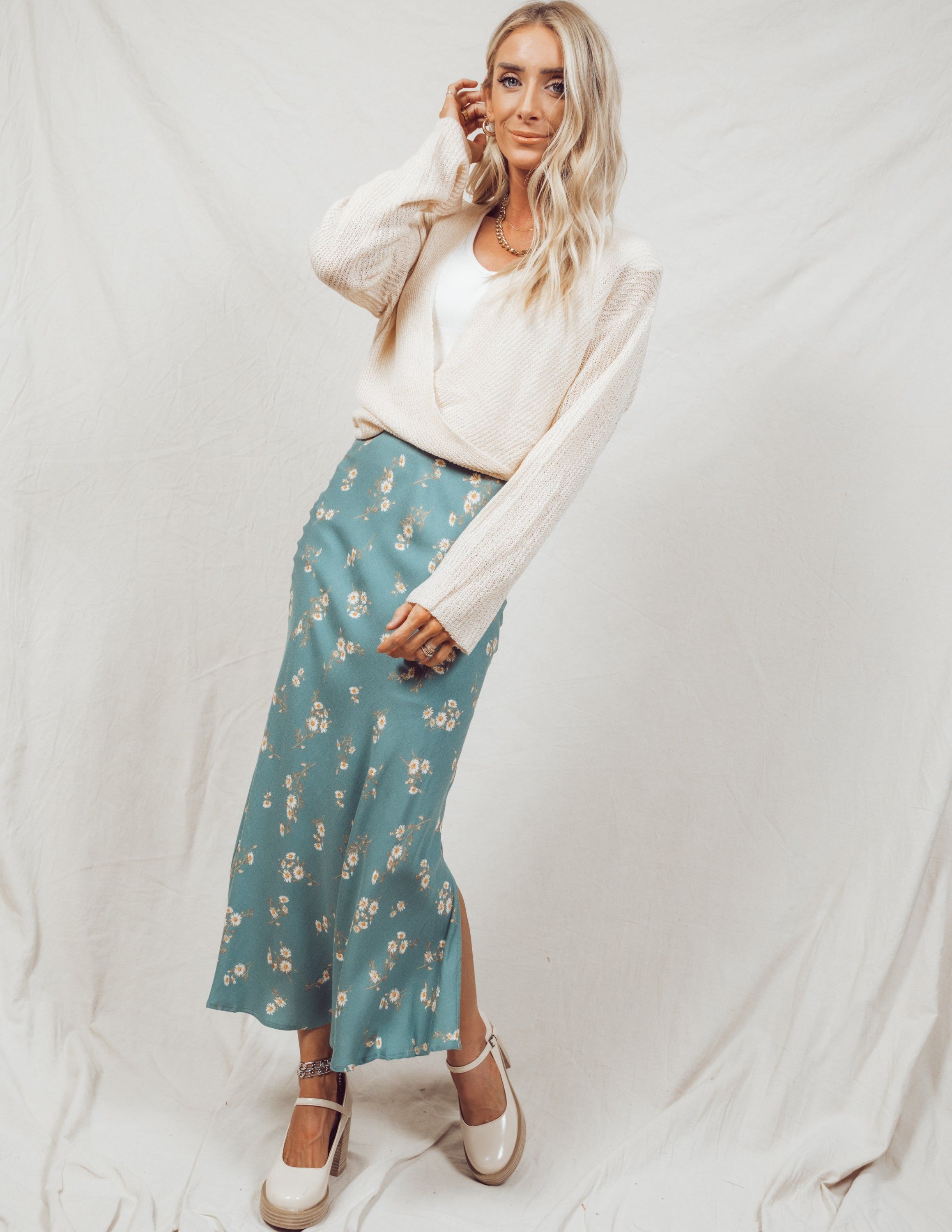 Payge Midi Skirt sold by Shop Stevie
