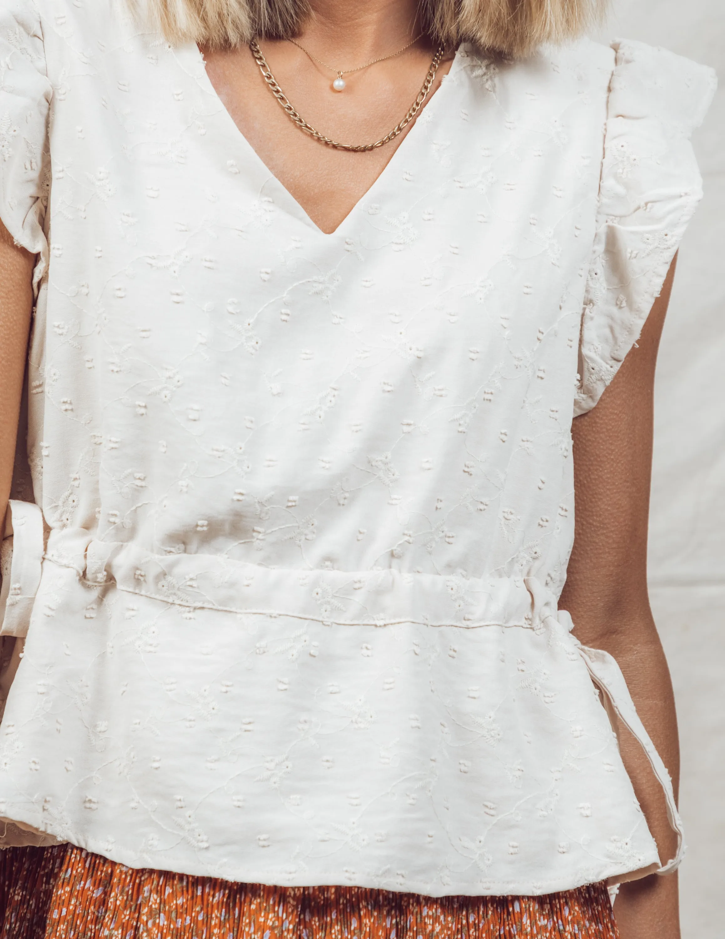 Darcie Ruffle Top sold by Shop Stevie product image thumbnail 4