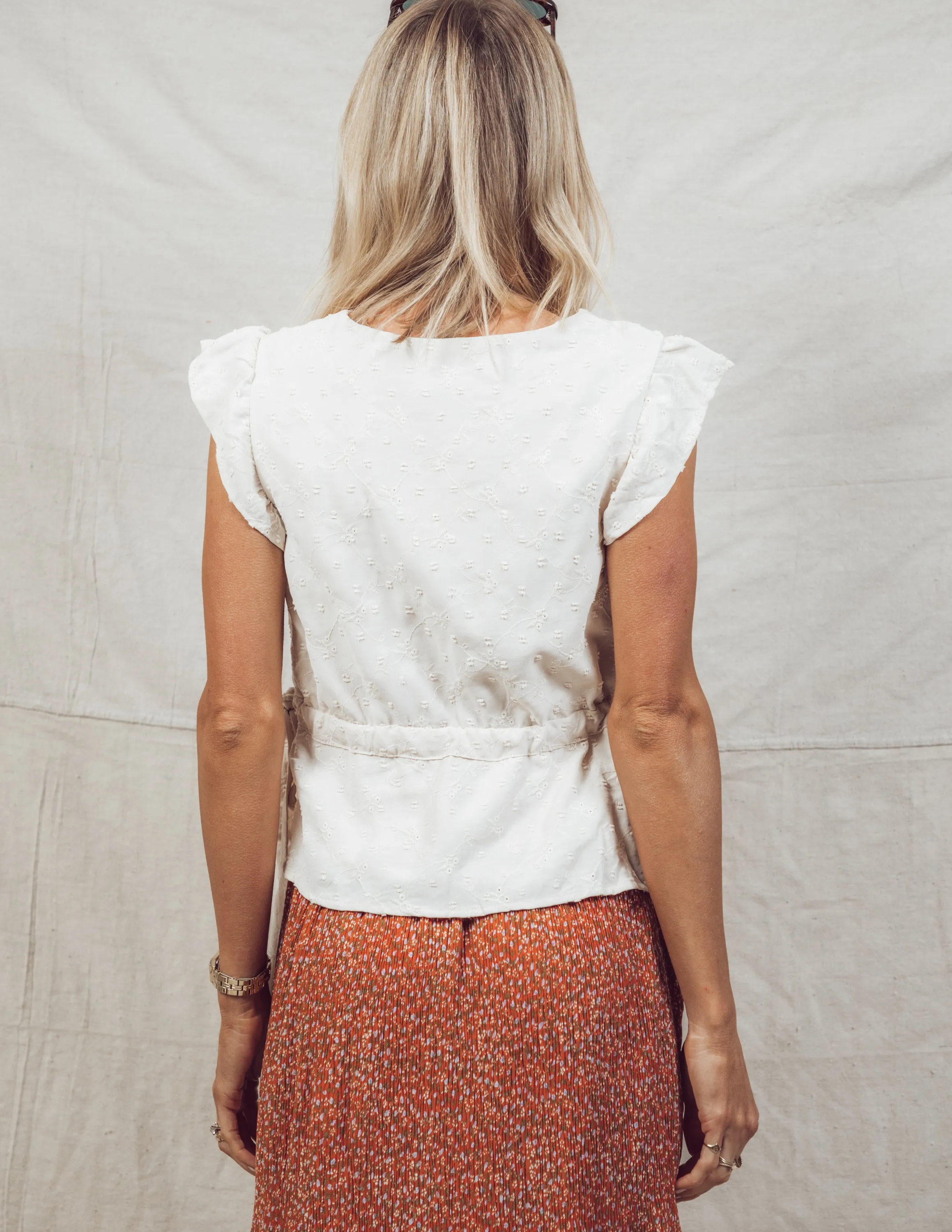 Darcie Ruffle Top sold by Shop Stevie product image thumbnail 5