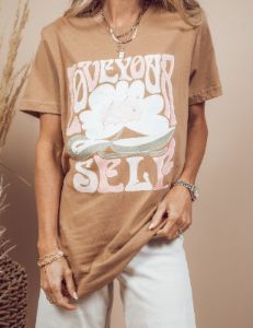 Love Yourself Flower Graphic Tee sold by Shop Stevie