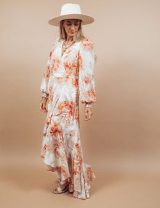 Odette Floral Printed Dress sold by Shop Stevie