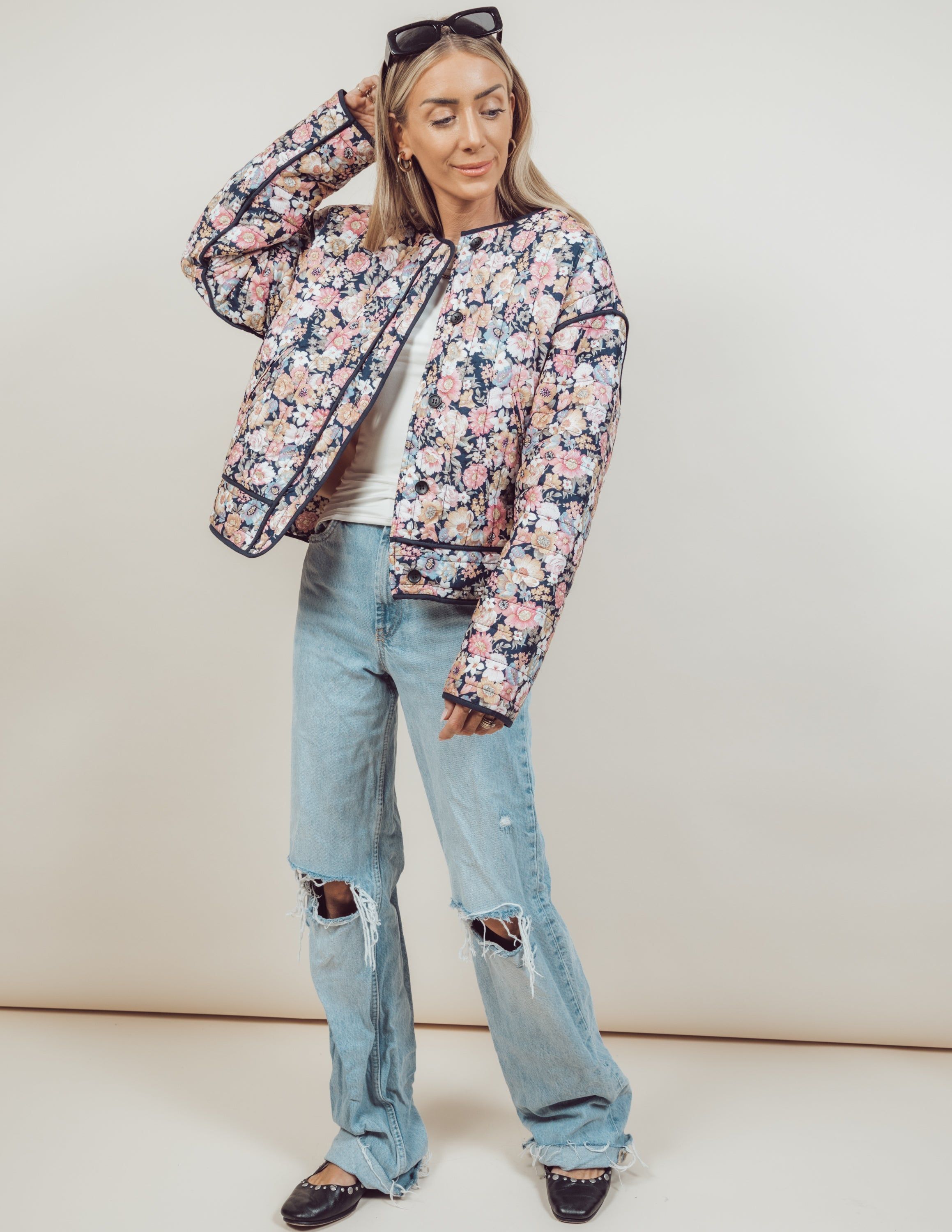 Eleanor Floral Jacket *COMING SOON* sold by Shop Stevie product image thumbnail 3
