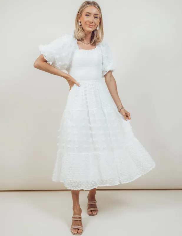 Gloria Textured Midi Dress sold by Shop Stevie