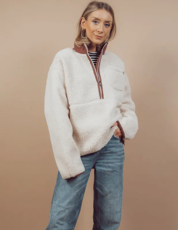 Jordyn Sherpa Pullover sold by Shop Stevie