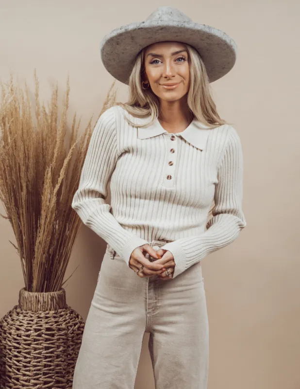 Oriana Collared Top sold by Shop Stevie