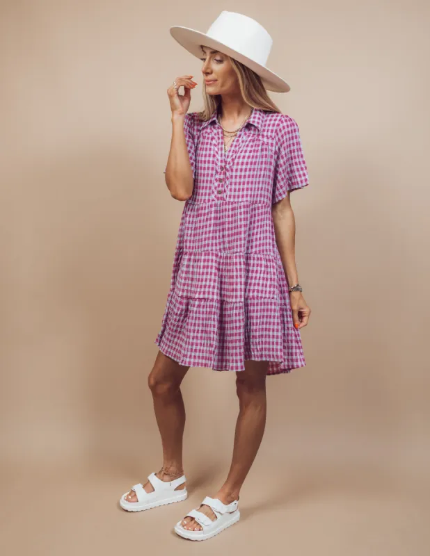 Savanna Gingham Dress sold by Shop Stevie