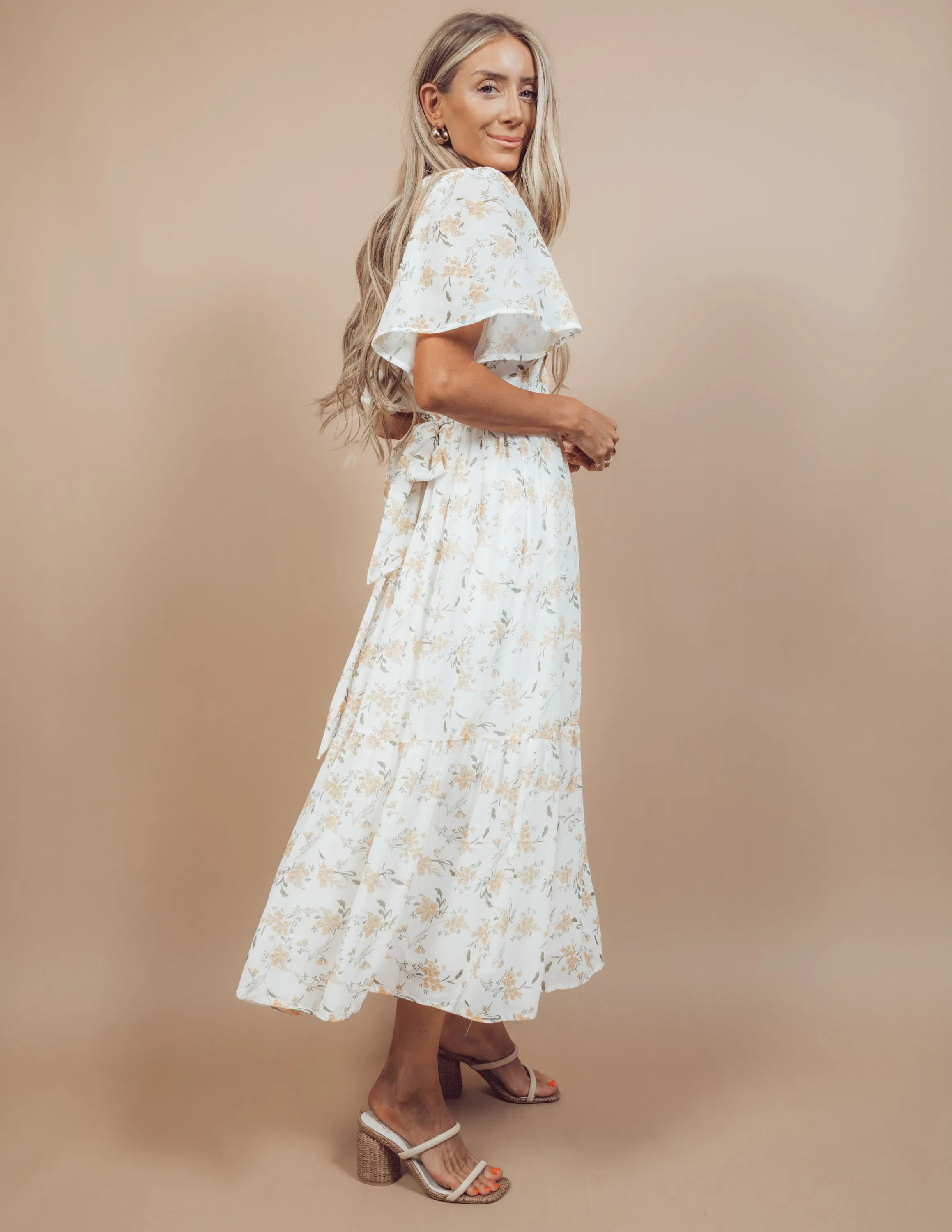 Karina Floral Midi Dress sold by Shop Stevie product image thumbnail 3