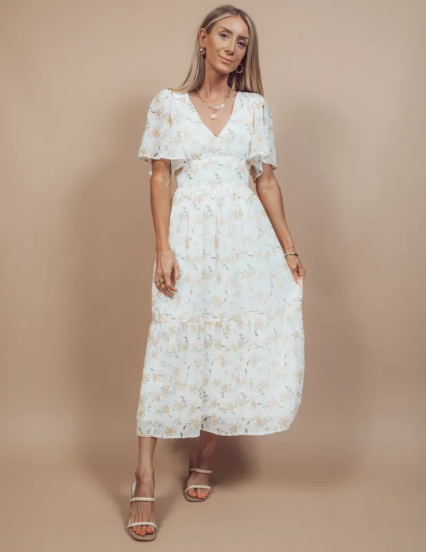 Karina Floral Midi Dress sold by Shop Stevie