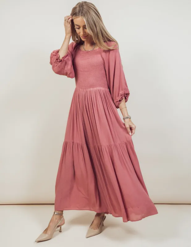 Evelyn Smocked Dress sold by Shop Stevie