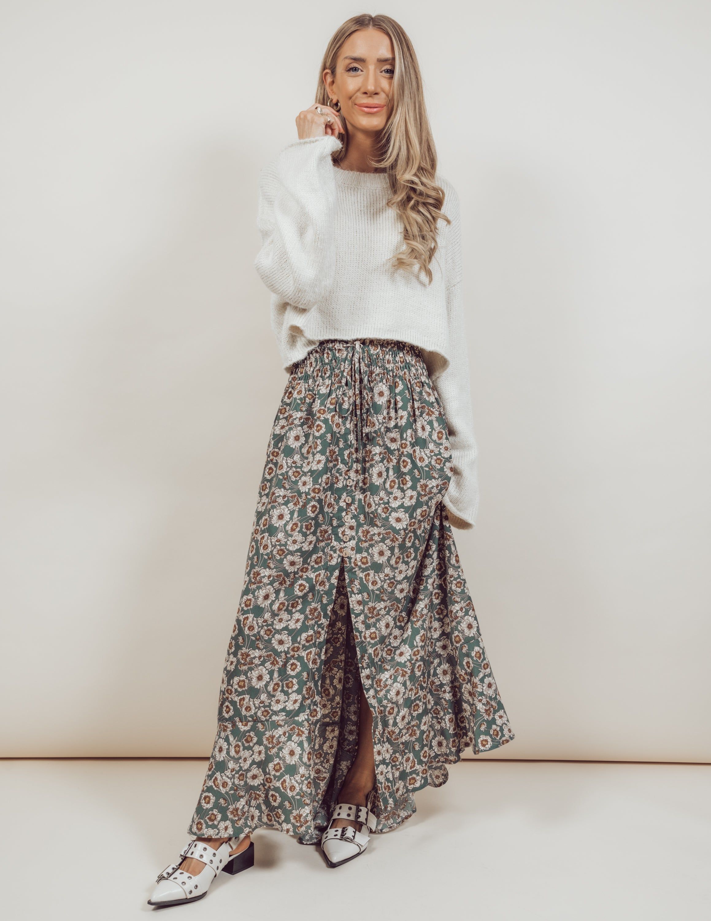 Zoe Floral Skirt *COMING SOON* sold by Shop Stevie