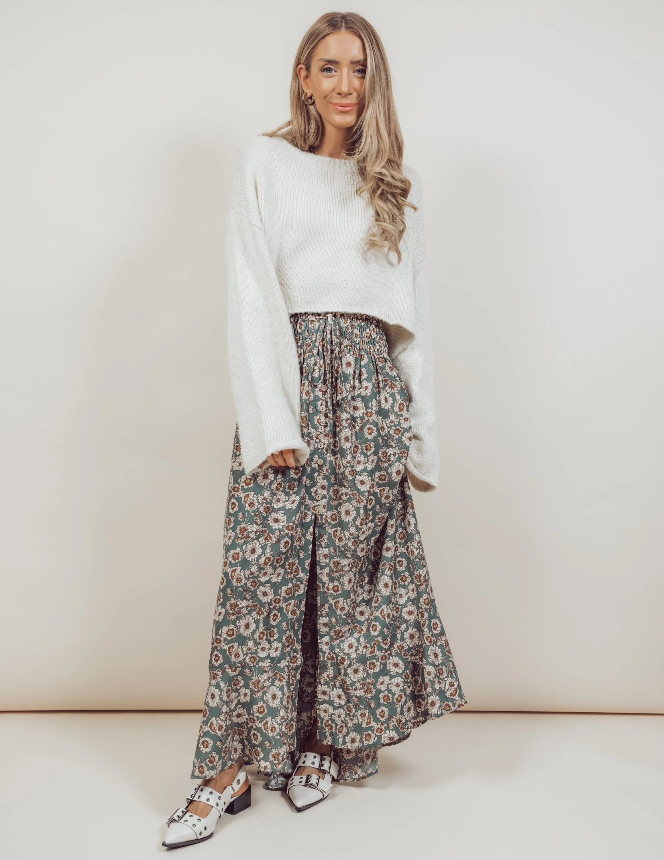 Zoe Floral Skirt sold by Shop Stevie product image thumbnail 2