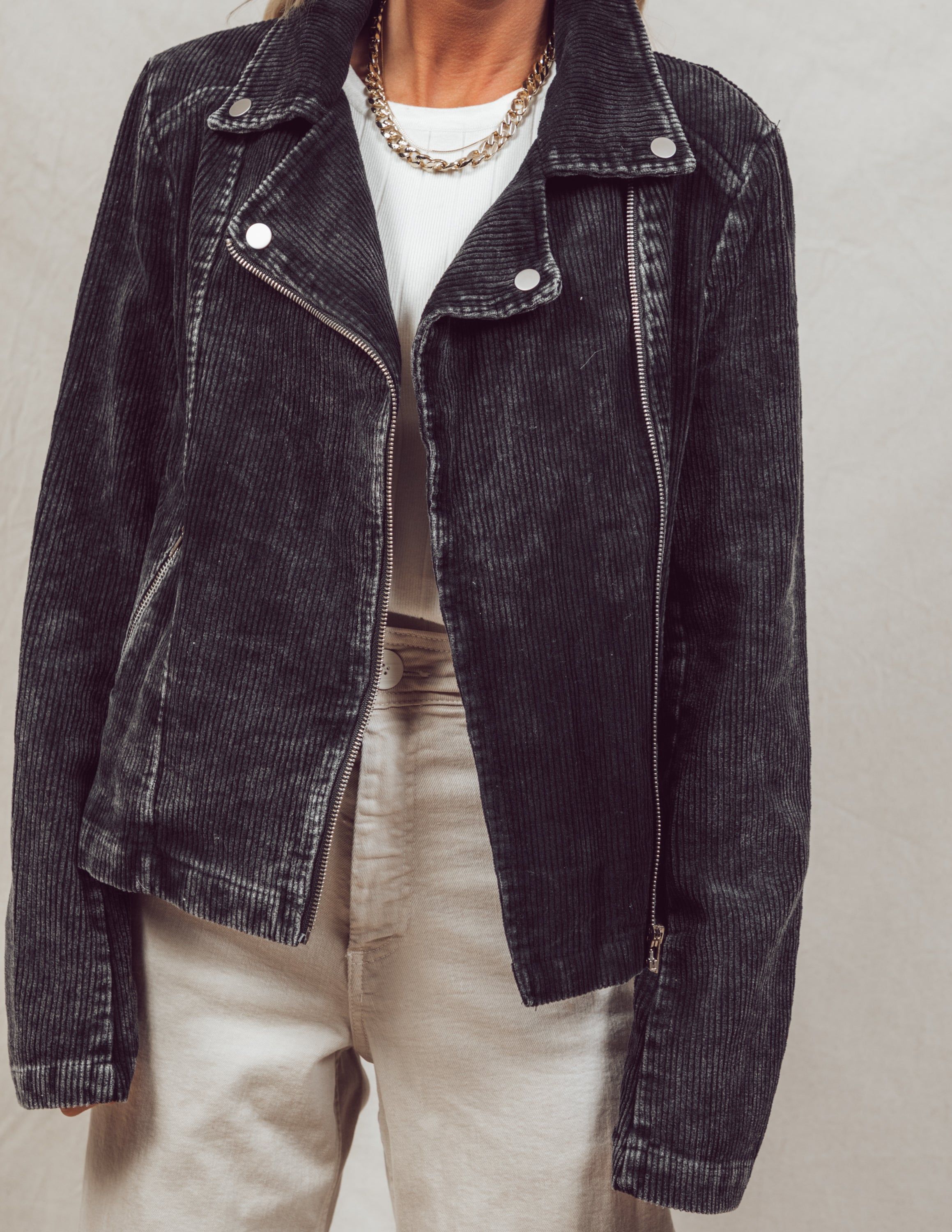 Vee Biker Jacket sold by Shop Stevie product image thumbnail 8