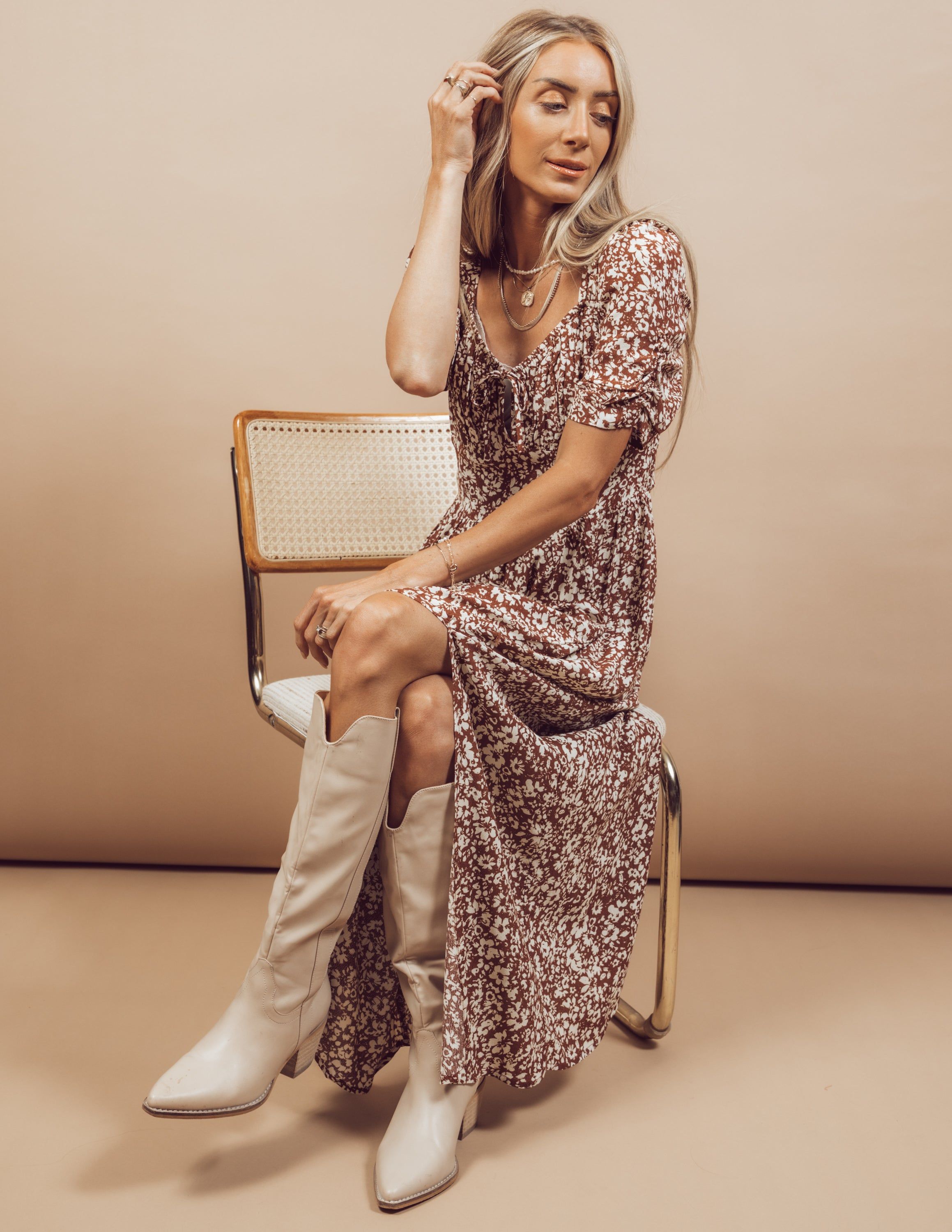 Bronwyn Floral Dress sold by Shop Stevie product image thumbnail 7