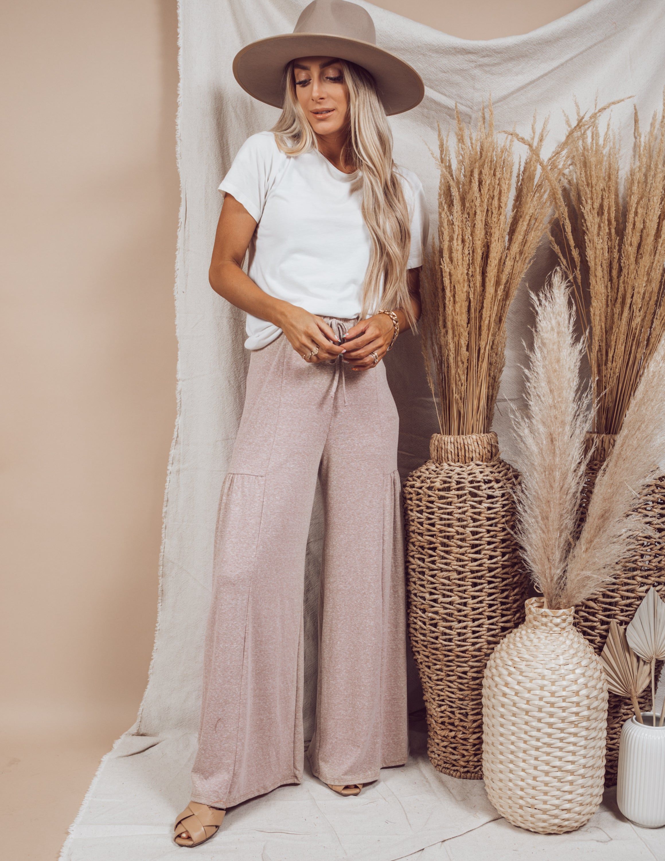 Eloise Wide Leg Pants sold by Shop Stevie