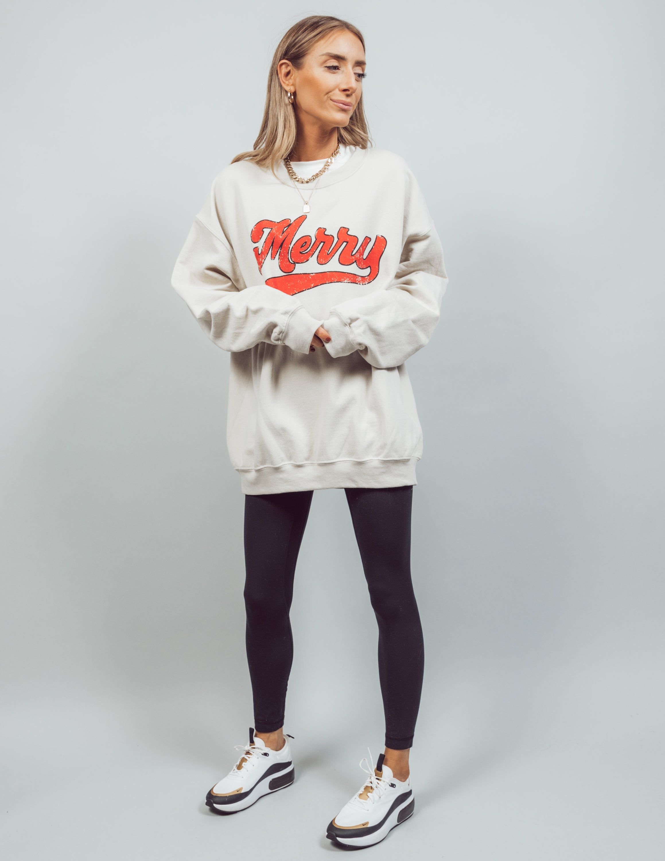 Merry Graphic Sweatshirt sold by Shop Stevie product image thumbnail 6