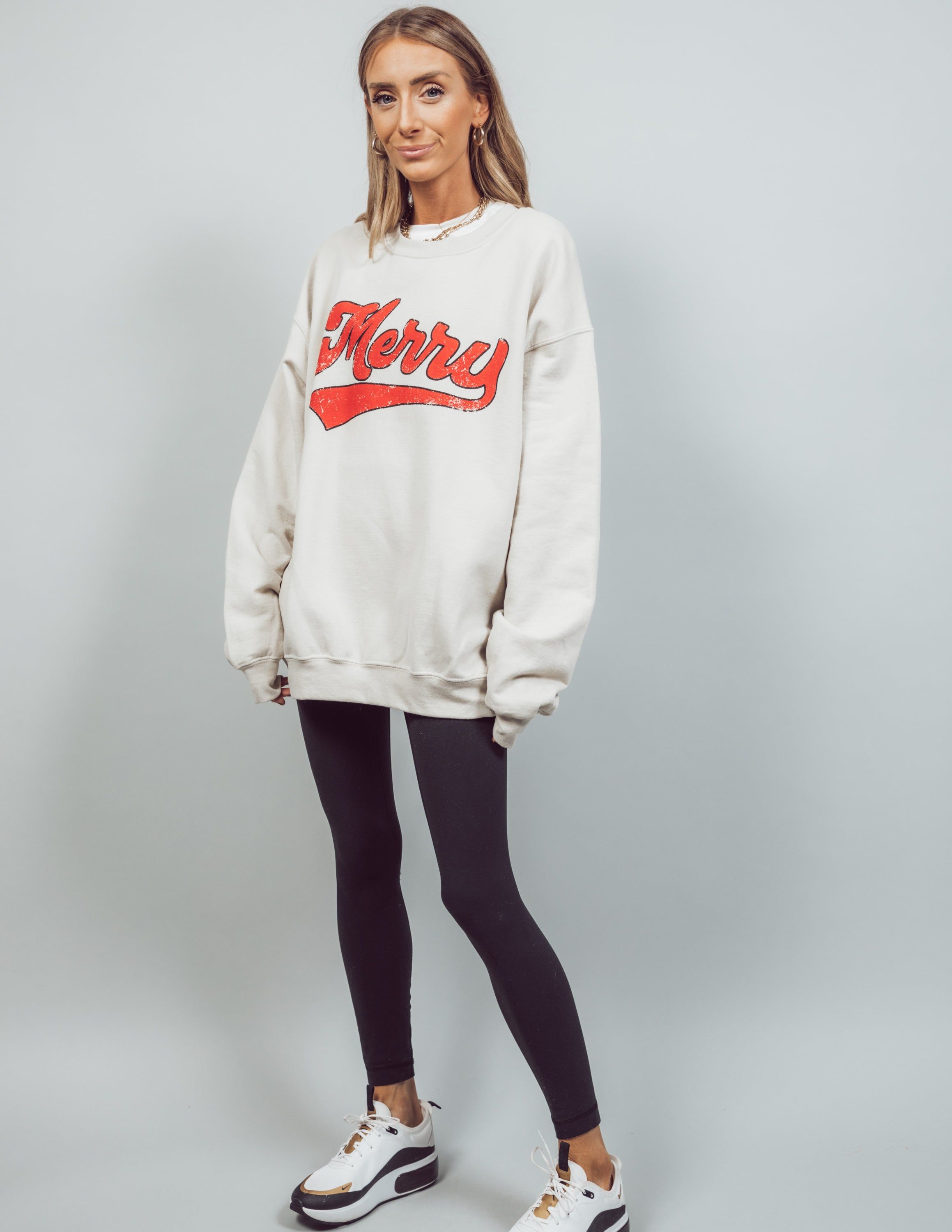 Merry Graphic Sweatshirt sold by Shop Stevie product image thumbnail 5