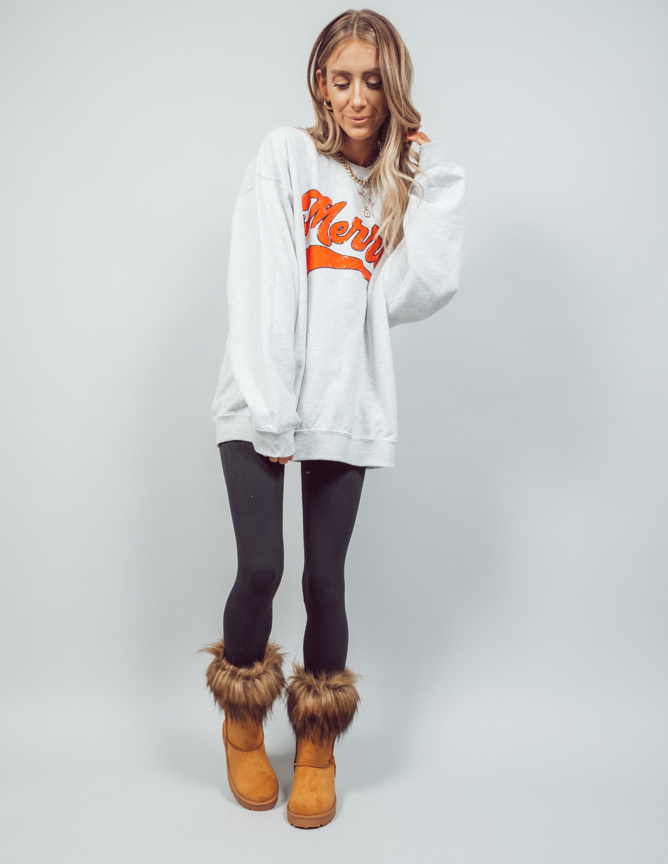 Merry Graphic Sweatshirt sold by Shop Stevie product image thumbnail 2