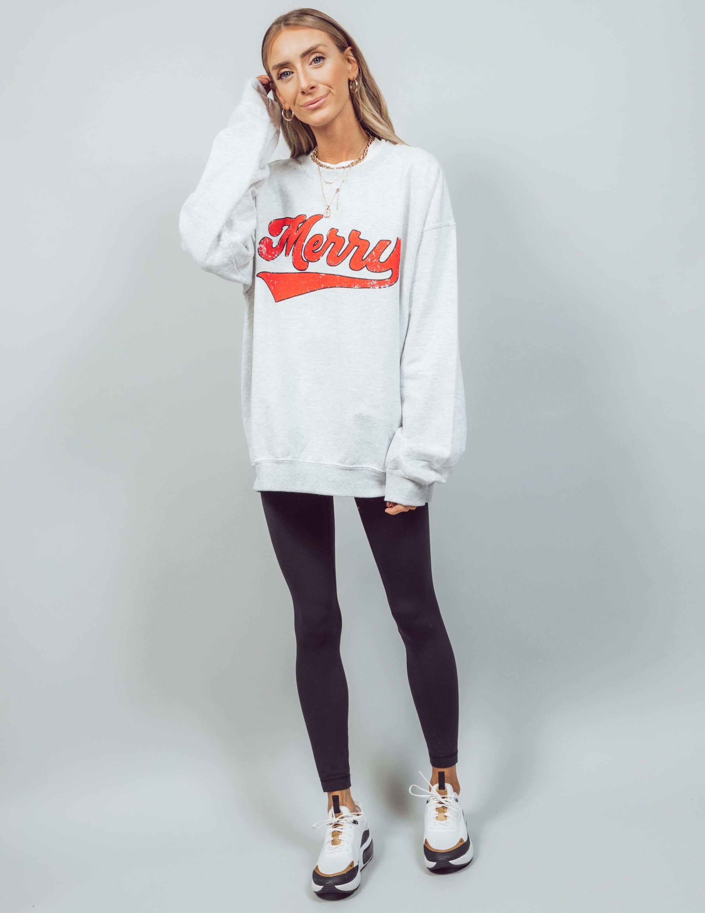 Merry Graphic Sweatshirt sold by Shop Stevie product image thumbnail 3