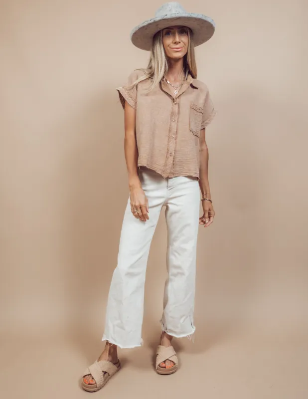 Cassandra Button Up Top sold by Shop Stevie