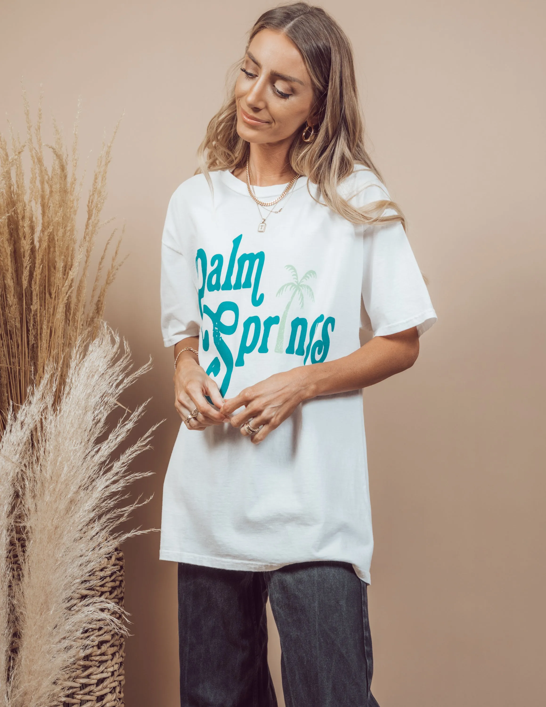 Palm Springs Oversized Graphic Tee sold by Shop Stevie
