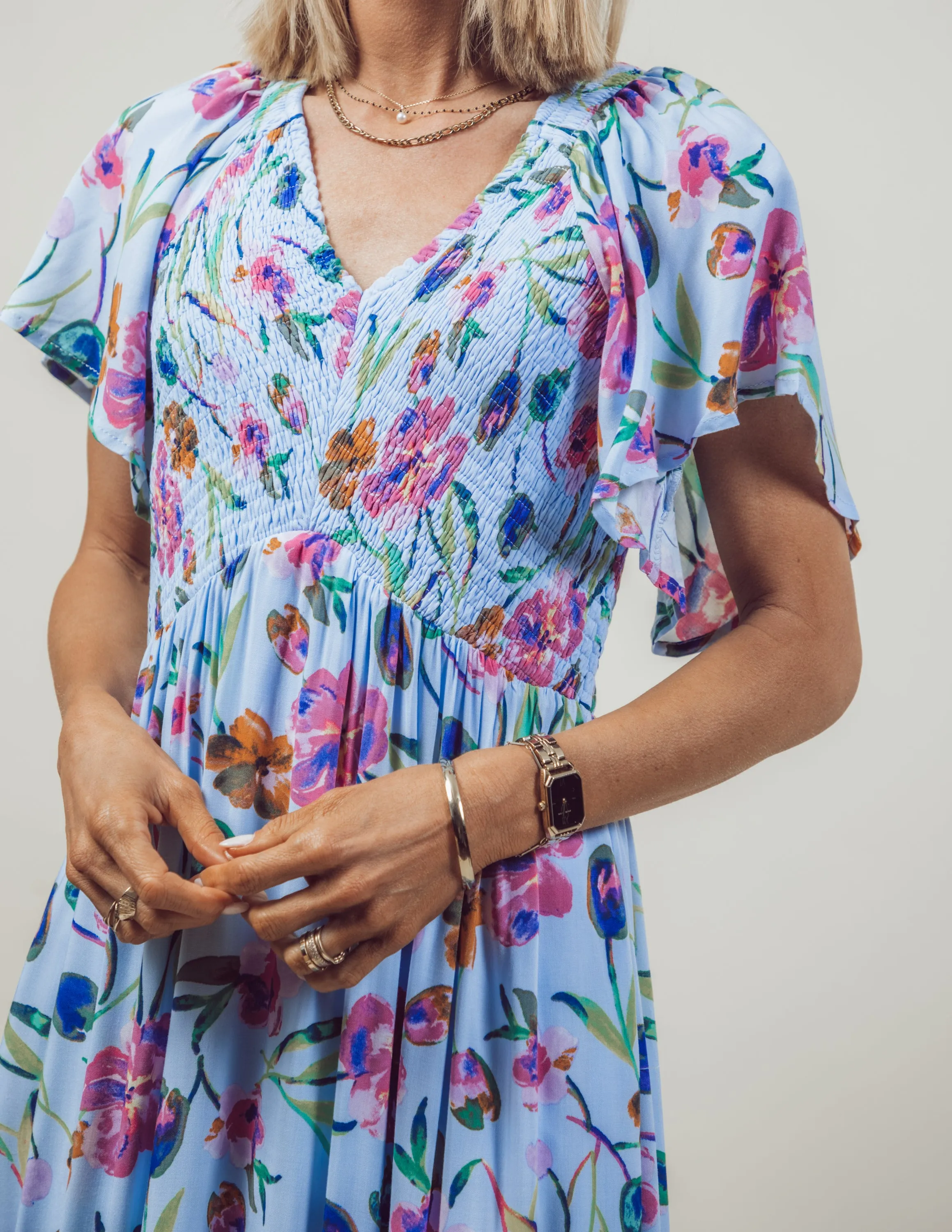 Magnolia Floral Dress sold by Shop Stevie product image thumbnail 4