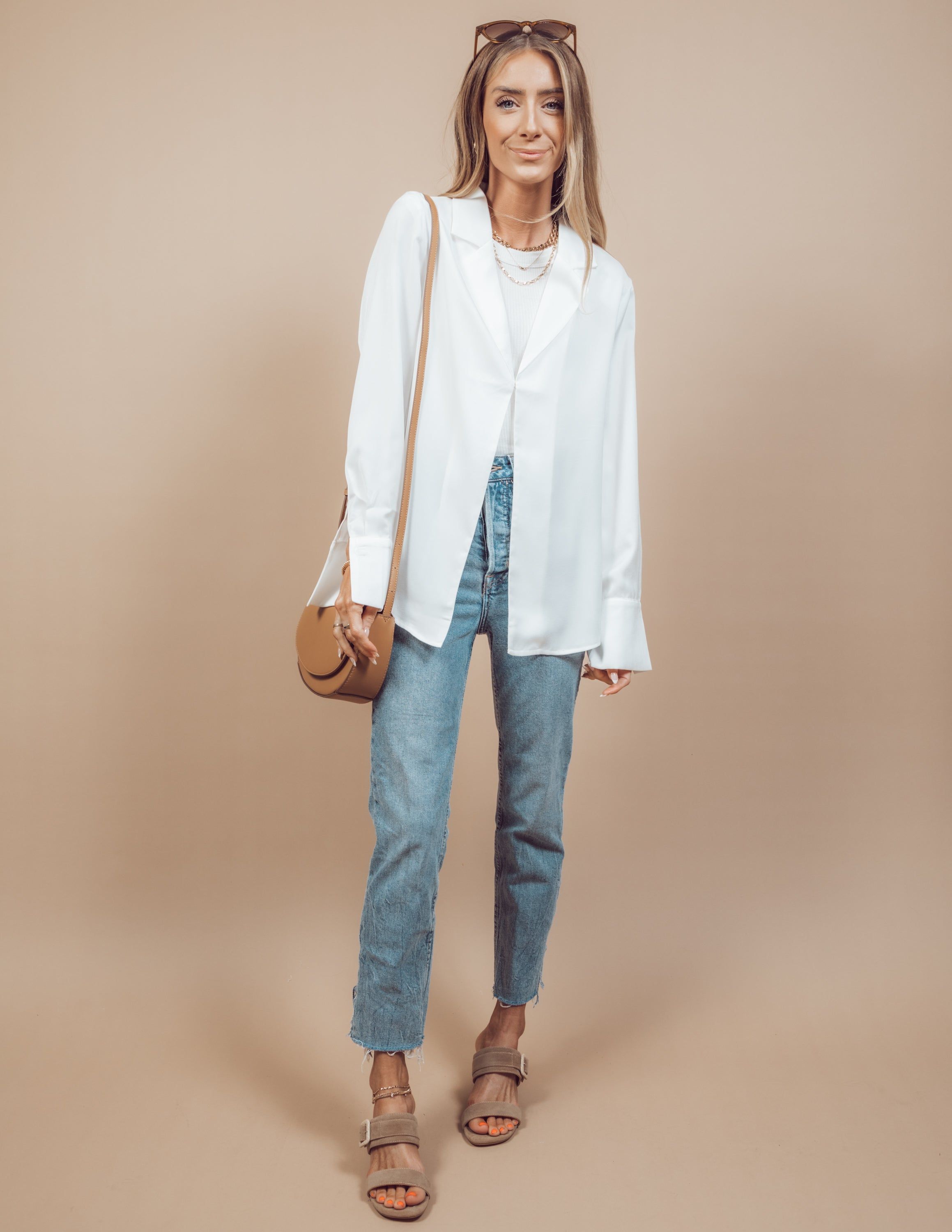 Addie Lapel Long Sleeve Top sold by Shop Stevie product image thumbnail 5