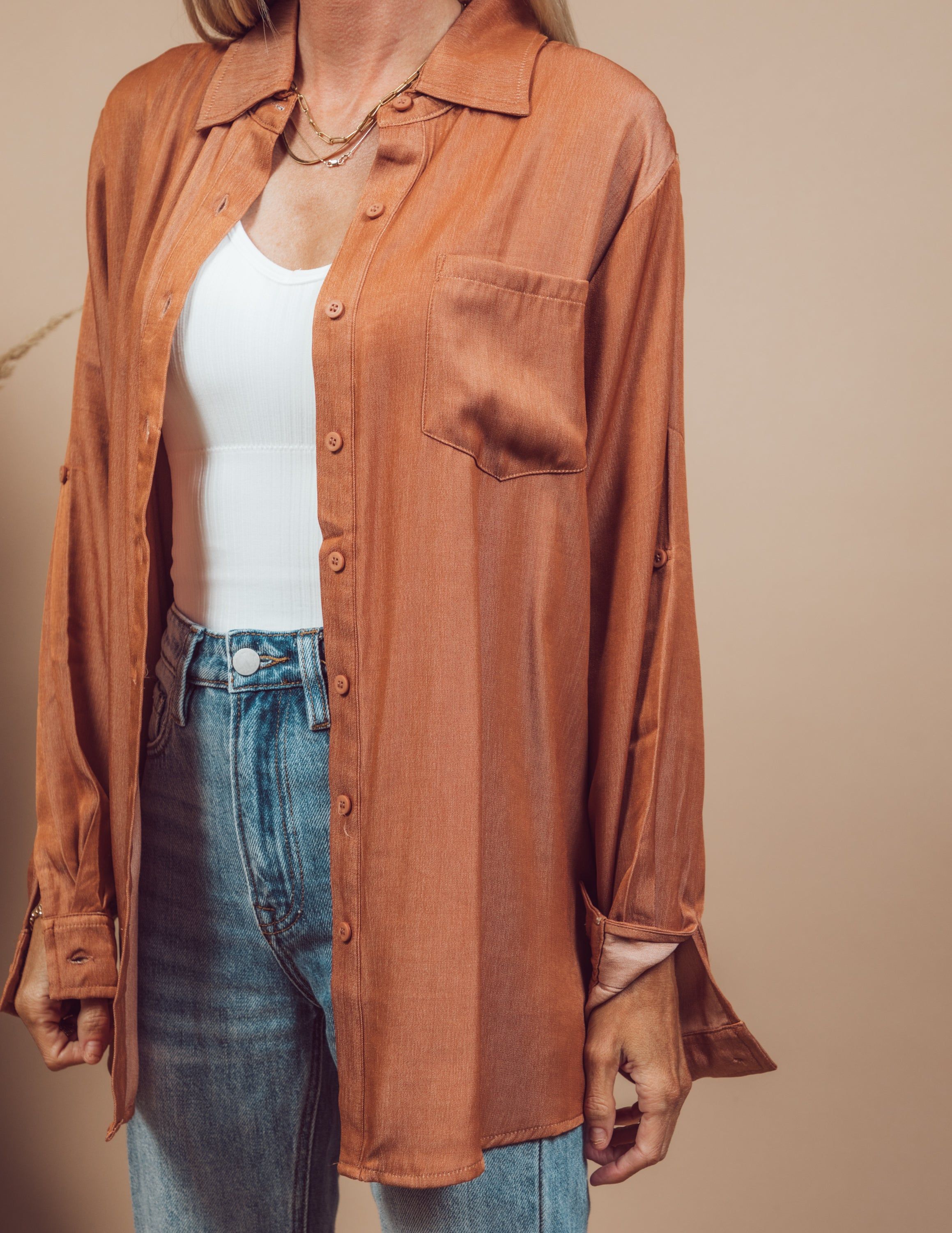 Kaitlyn Button Down sold by Shop Stevie product image thumbnail 5