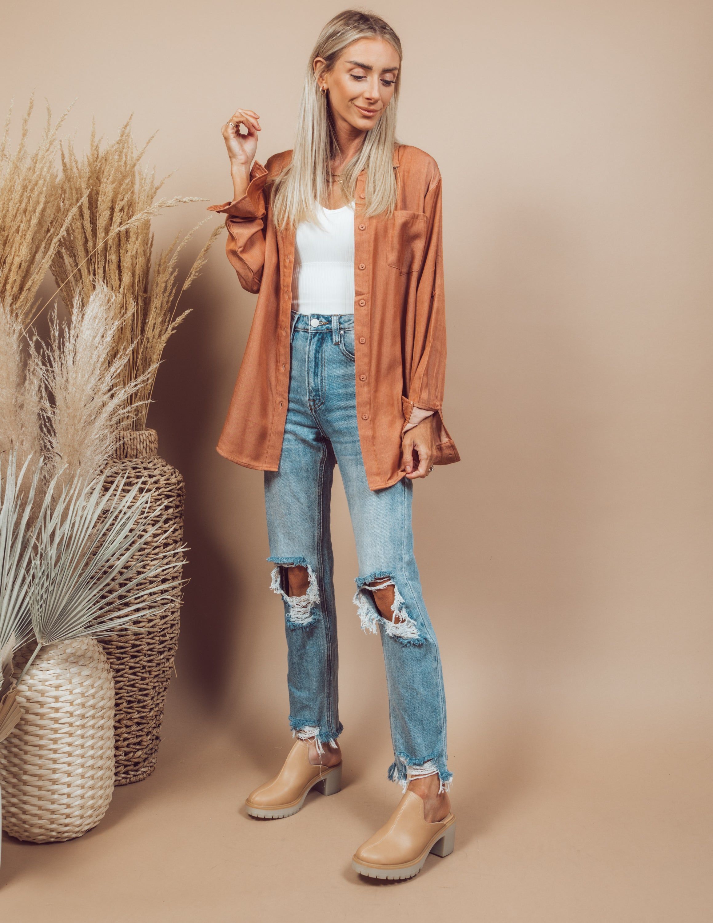 Kaitlyn Button Down sold by Shop Stevie product image thumbnail 6