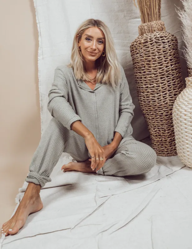 Vienna Two Piece Waffle Knit Set sold by Shop Stevie
