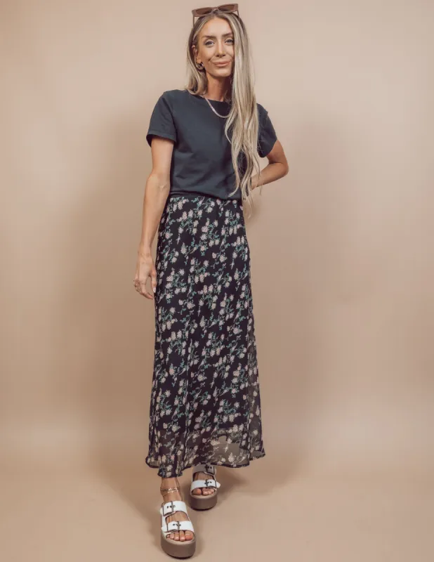 Evelyn Floral Skirt sold by Shop Stevie