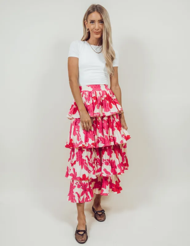 Harper Tiered Skirt sold by Shop Stevie