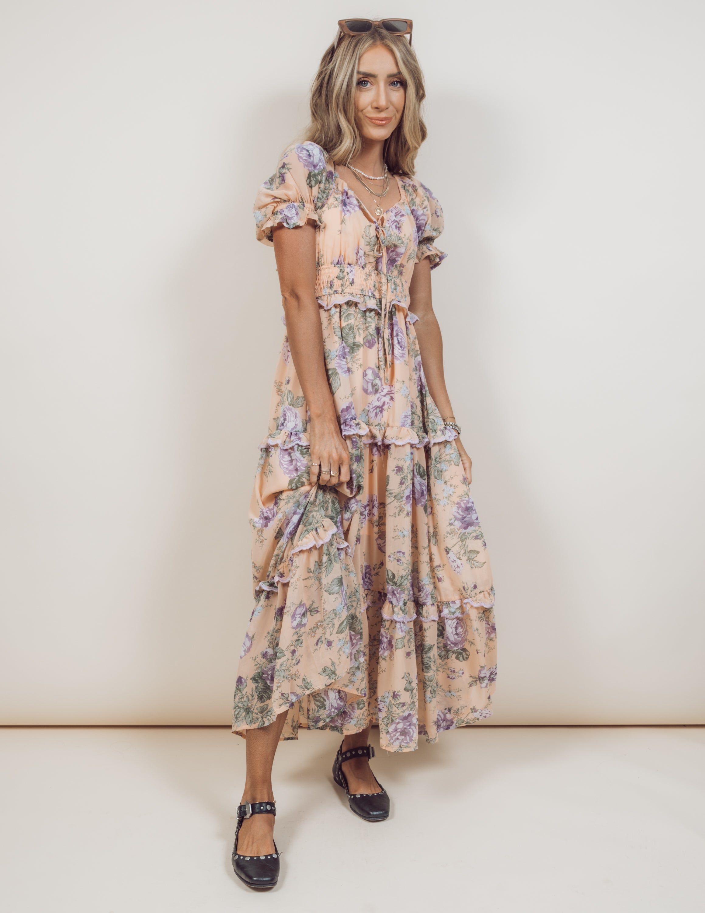Danielle Floral Dress sold by Shop Stevie