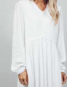 Enchanted Lace Embroidered Maxi Dress sold by Shop Stevie