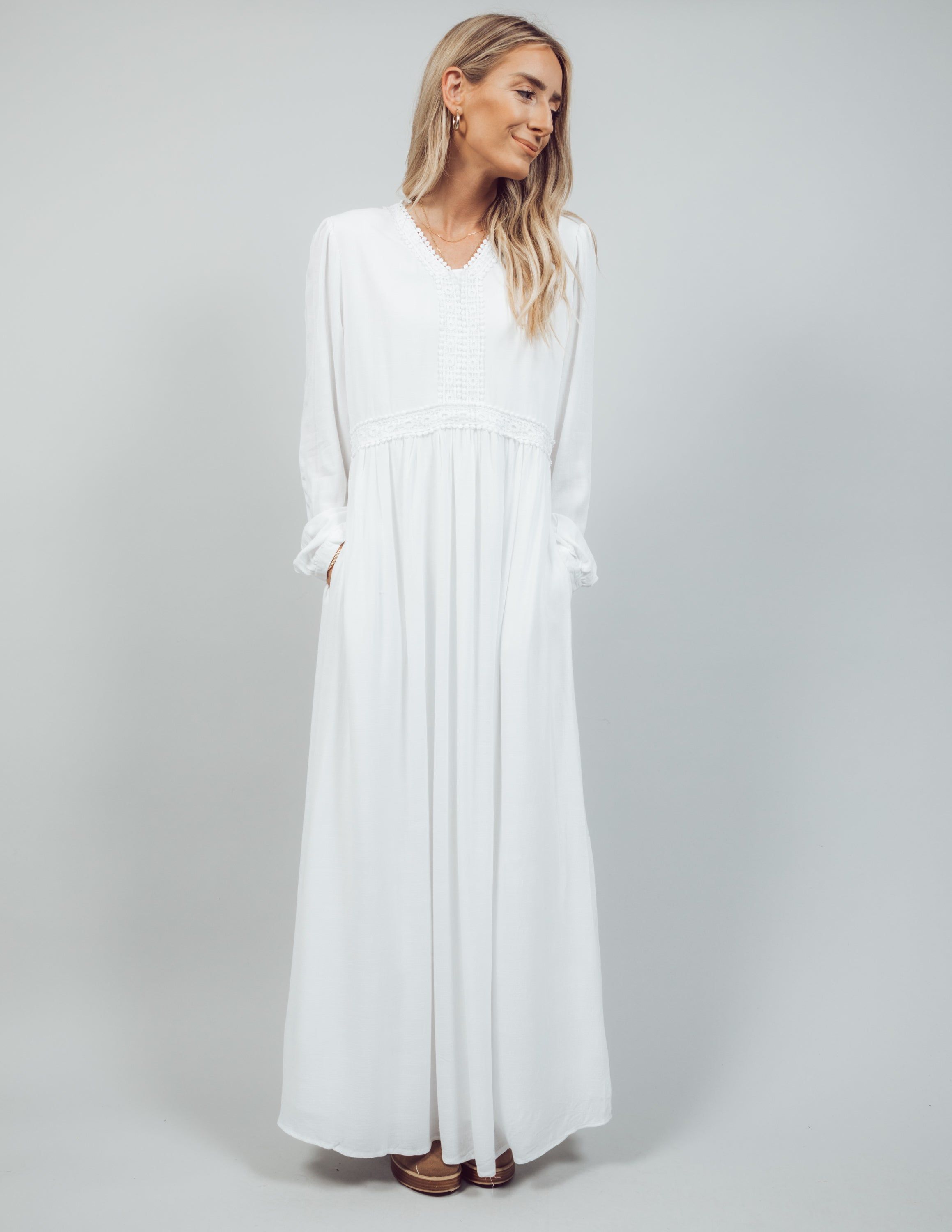 Enchanted Lace Embroidered Maxi Dress sold by Shop Stevie product image thumbnail 2