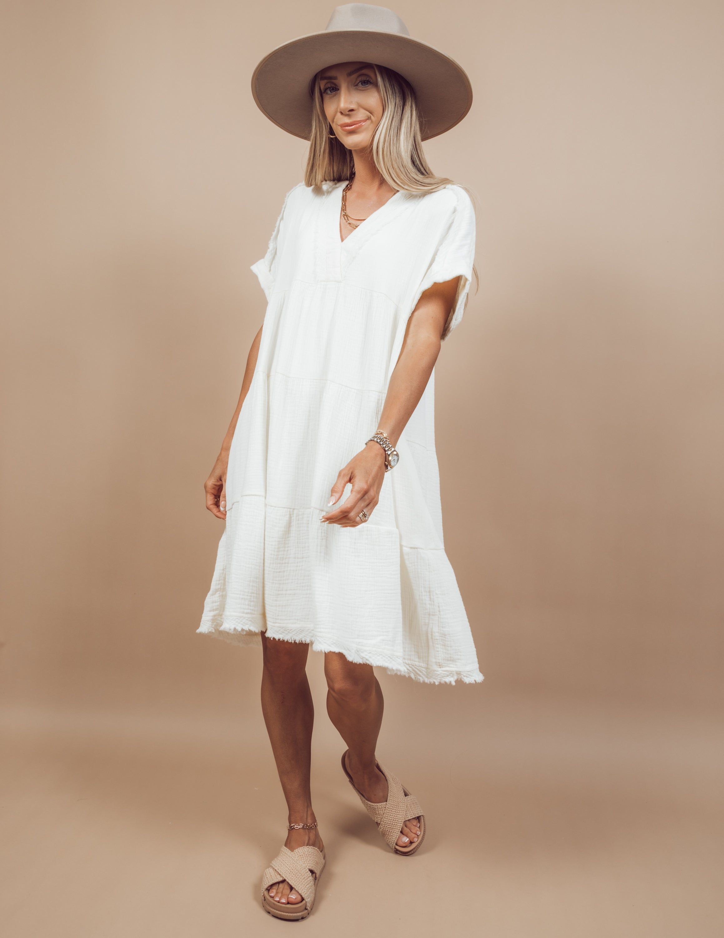 Elora Tiered Dress sold by Shop Stevie product image thumbnail 4