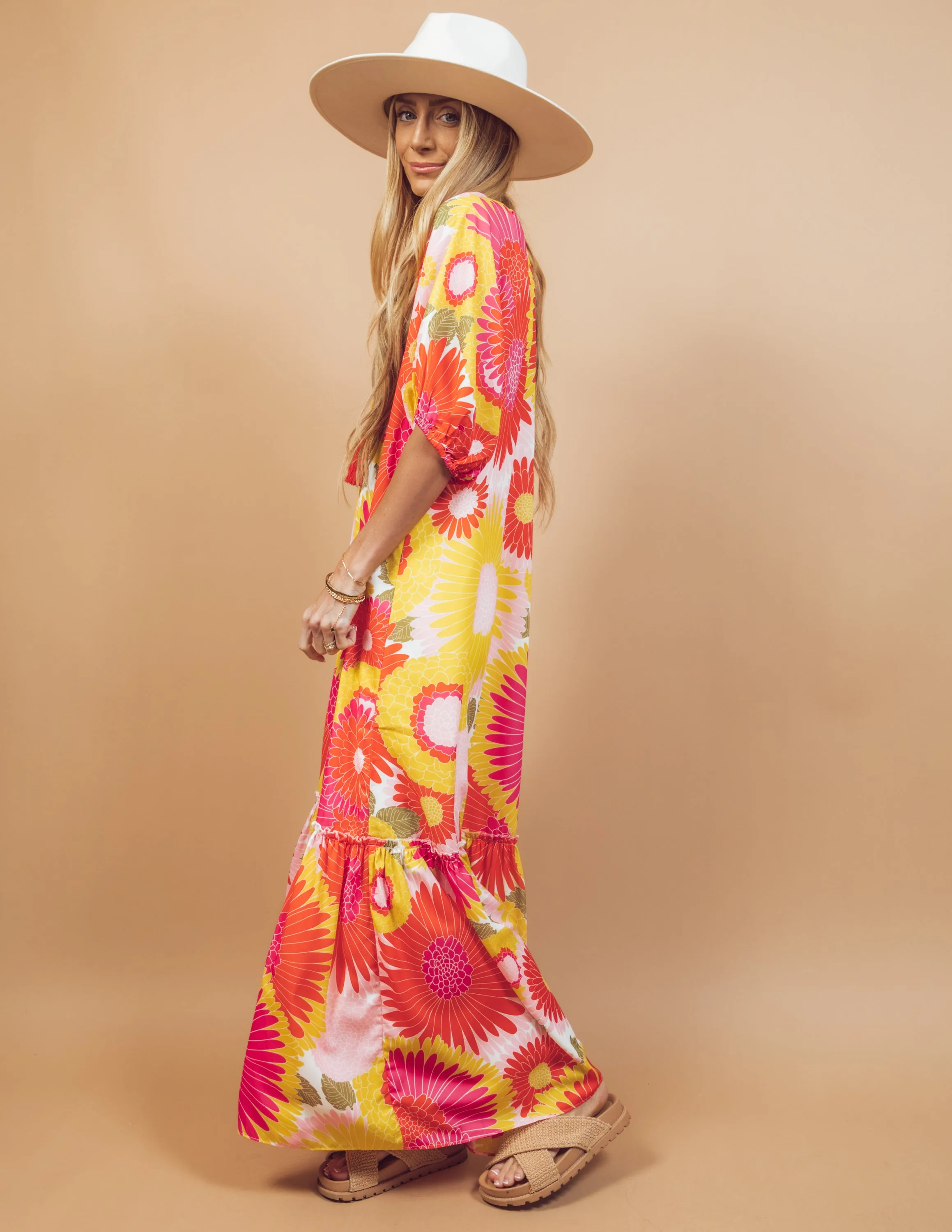 Penelope Floral Maxi Dress sold by Shop Stevie product image thumbnail 2