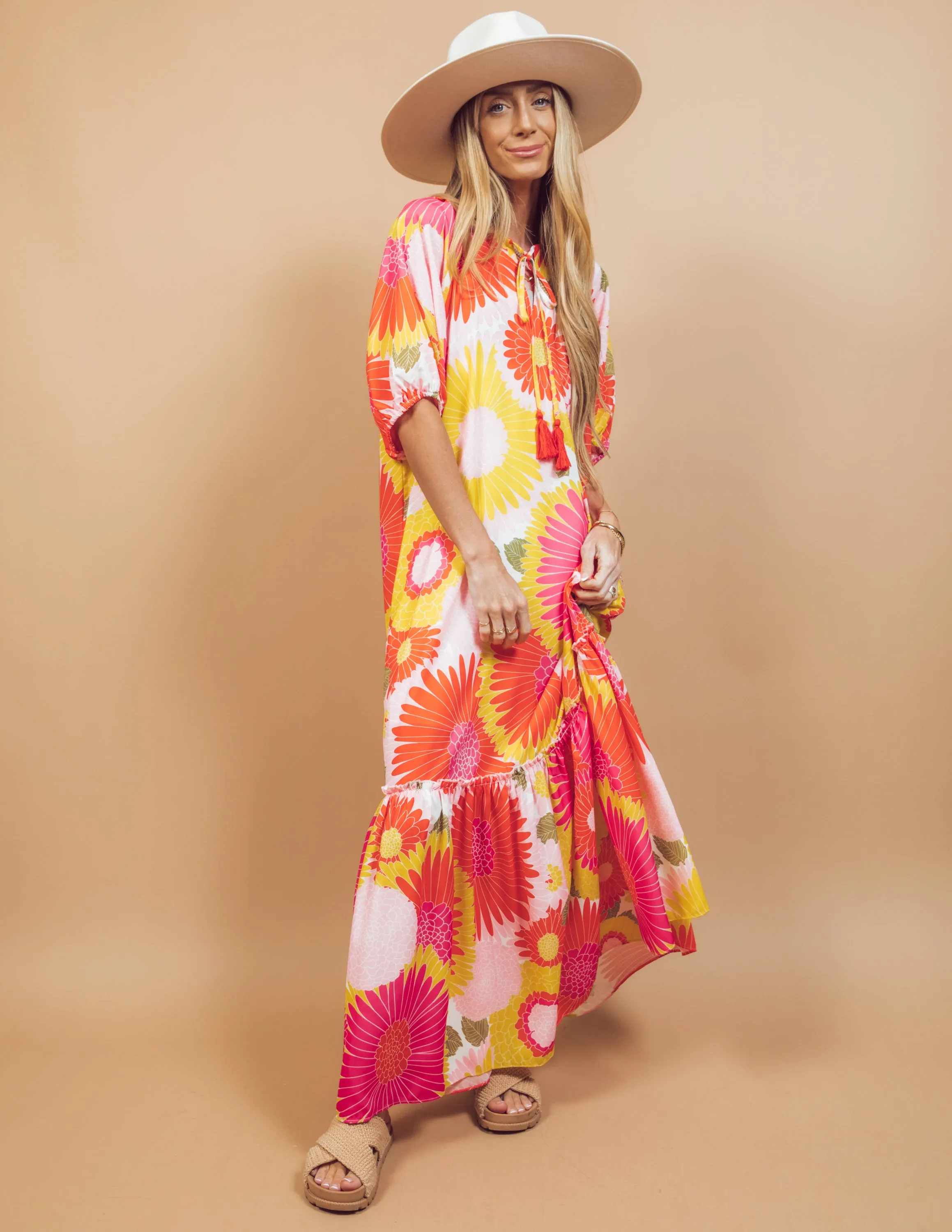 Penelope Floral Maxi Dress sold by Shop Stevie product image thumbnail 3