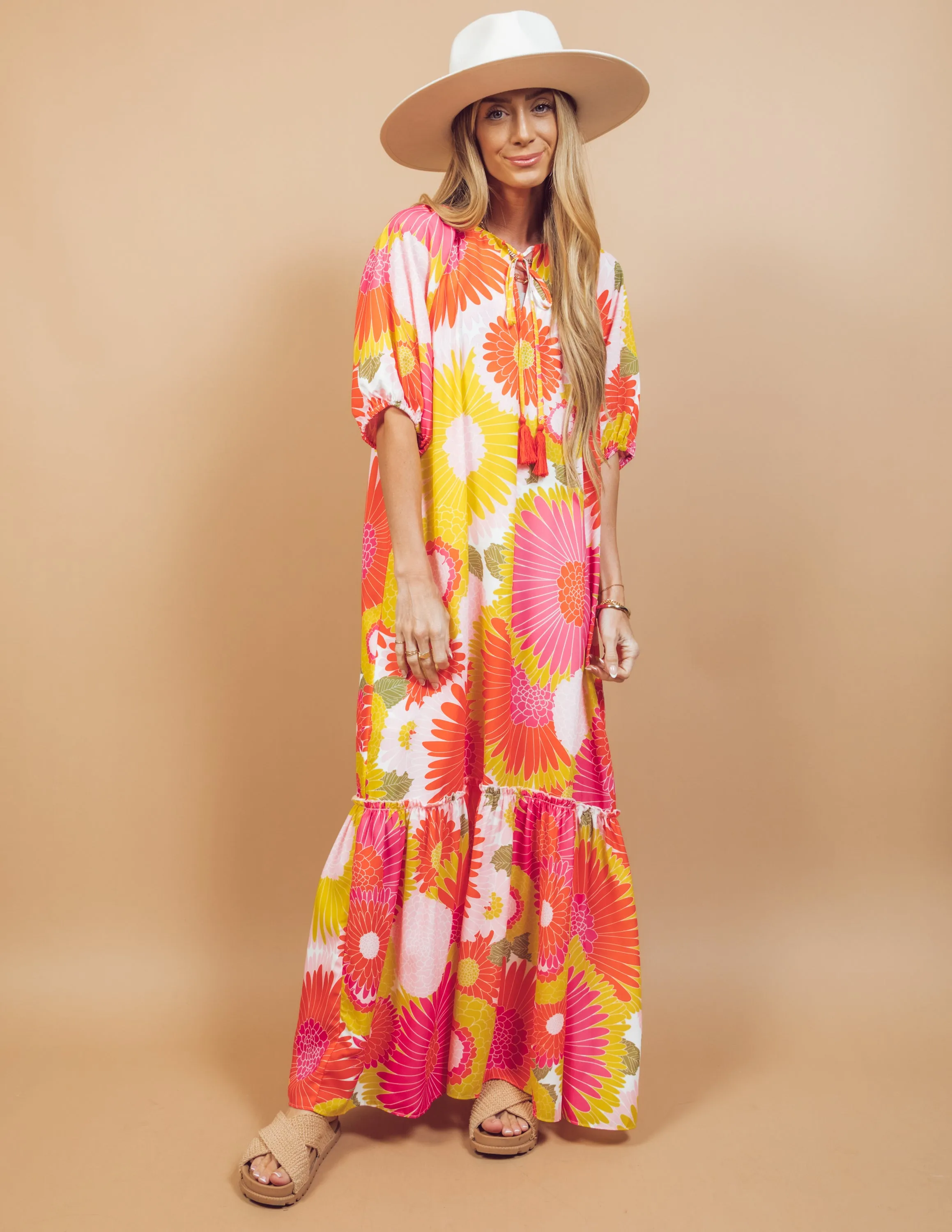 Penelope Floral Maxi Dress sold by Shop Stevie