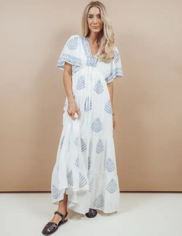 Botanical Embroidered Dress sold by Shop Stevie