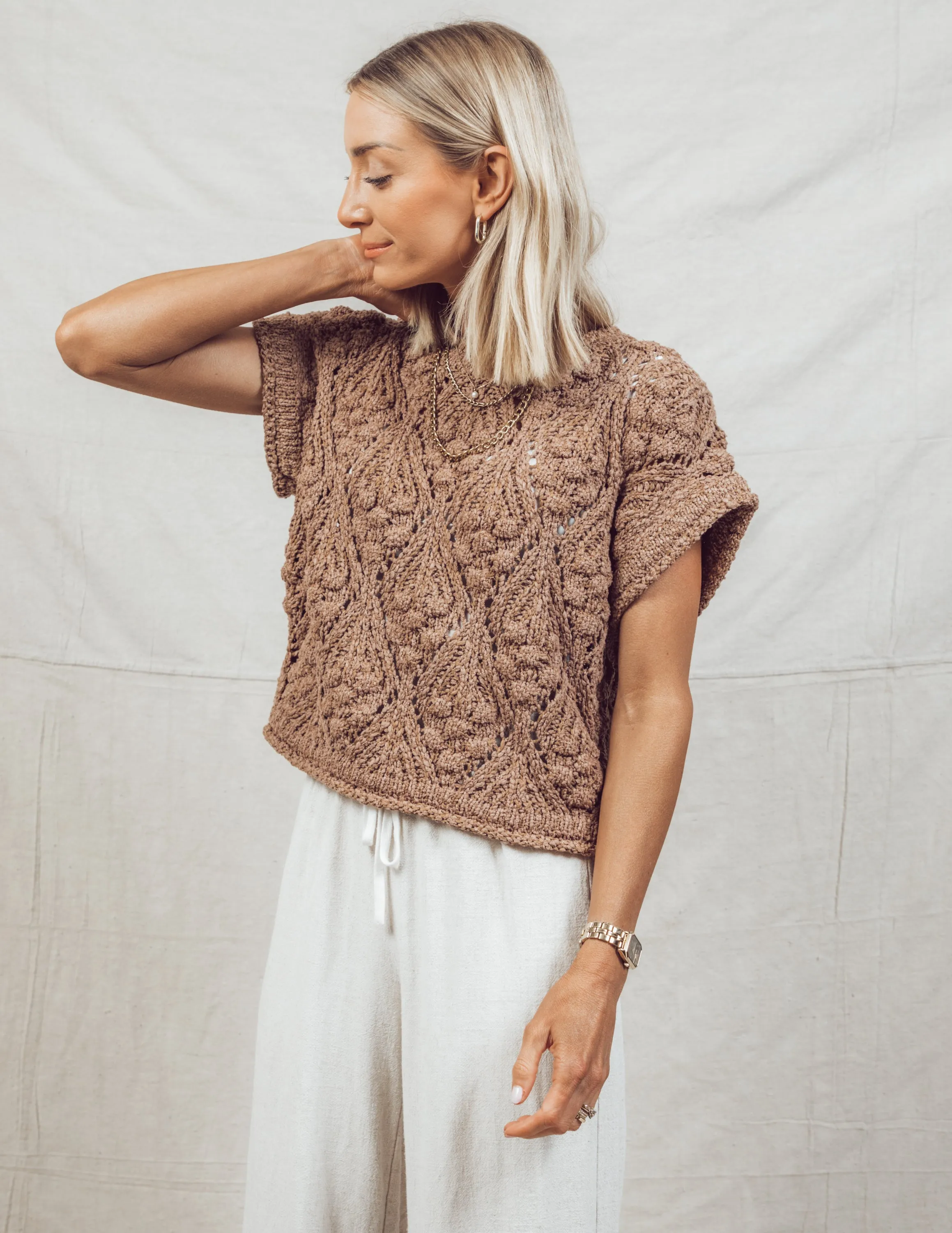 Kaia Short Sleeve Top sold by Shop Stevie product image thumbnail 3